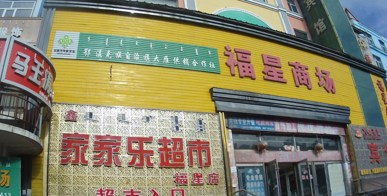 内蒙古呼伦贝尔市鄂温克旗大雁镇雁中区雁中街福星商场地上3层房产